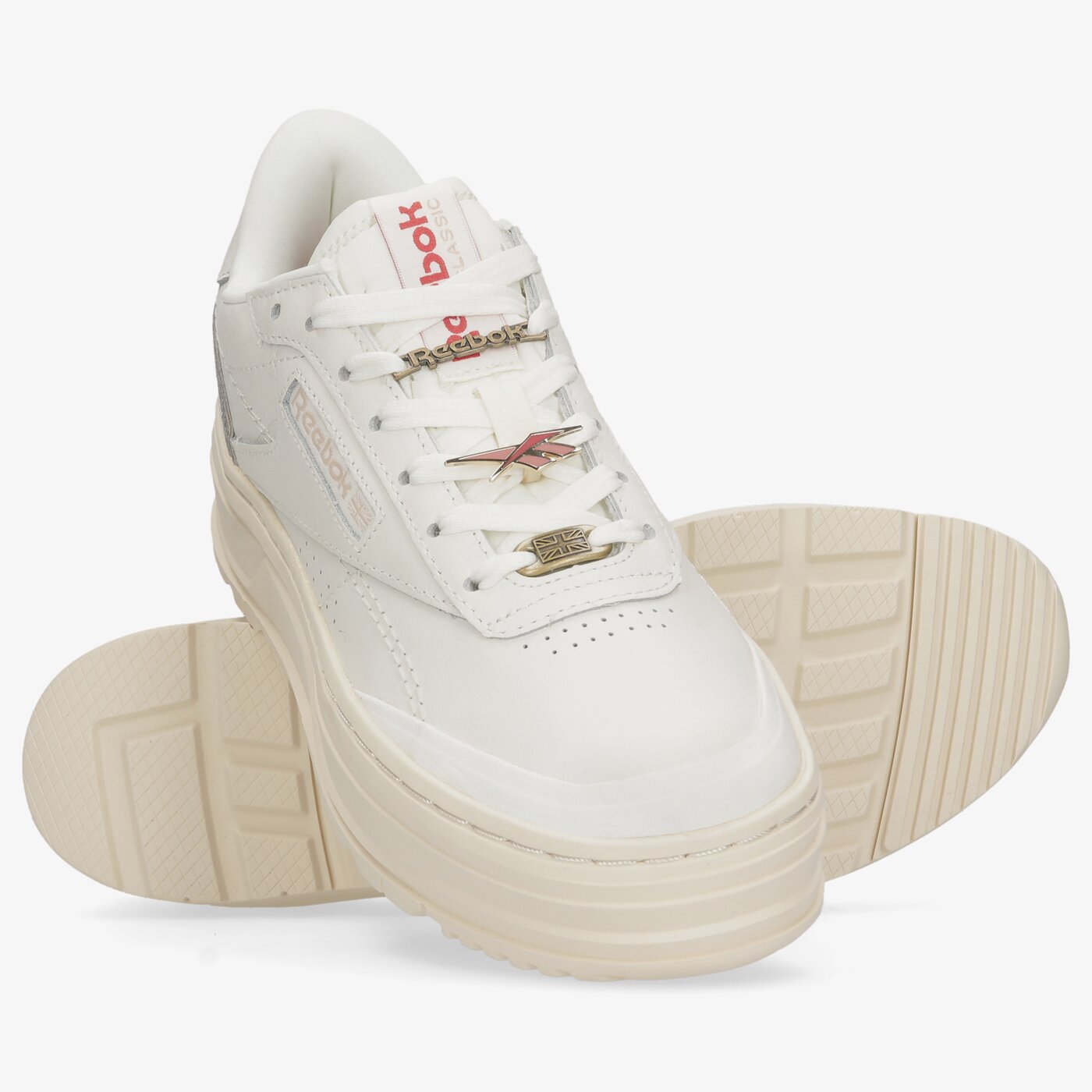Дамски маратонки REEBOK CLUB C DOUBLE GEO gx8765 цвят бежов