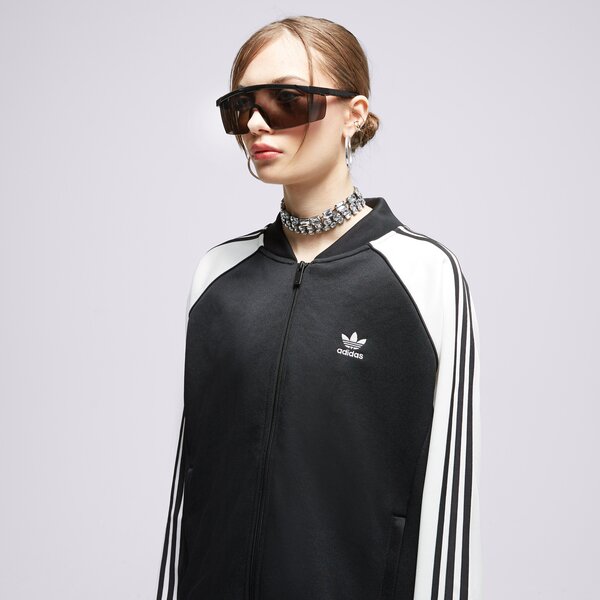 Дамски суичър ADIDAS СУИТЧЪР С ЦИП OVERSIZED SST  ik4026 цвят черен