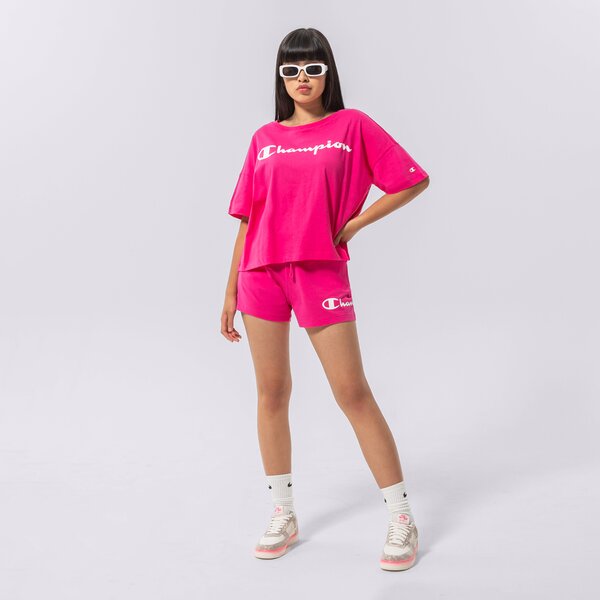 Дамска тениска CHAMPION ТЕНИСКА CREWNECK TEE 114914ps025 цвят розов
