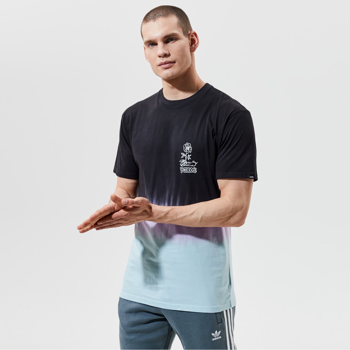 Мъжка тениска VANS ТЕНИСКА MN NEW AGE TIE DYE SS PLUME vn0a54c208v1 цвят многоцветен