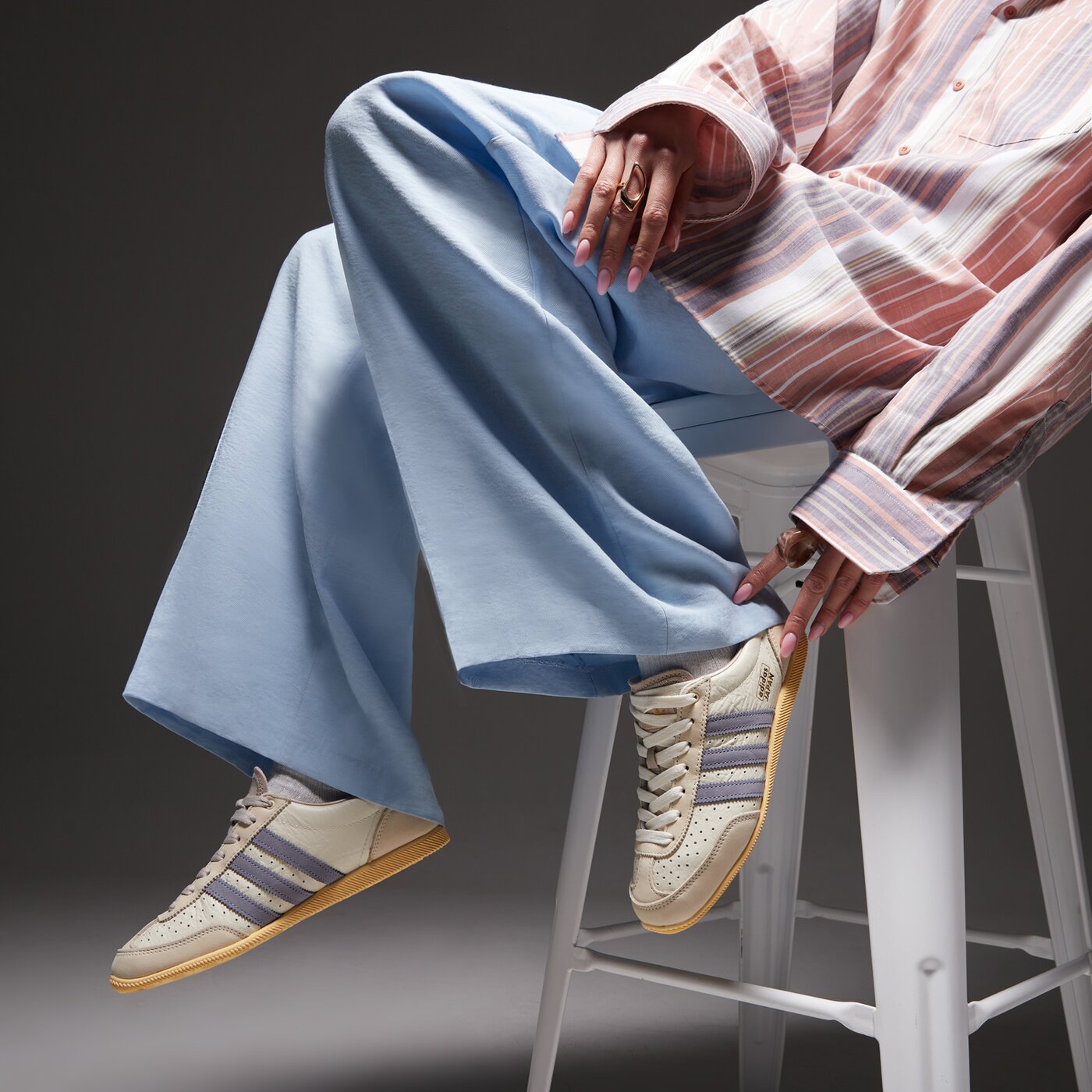 Дамски маратонки ADIDAS JAPAN W ji2664 цвят бежов