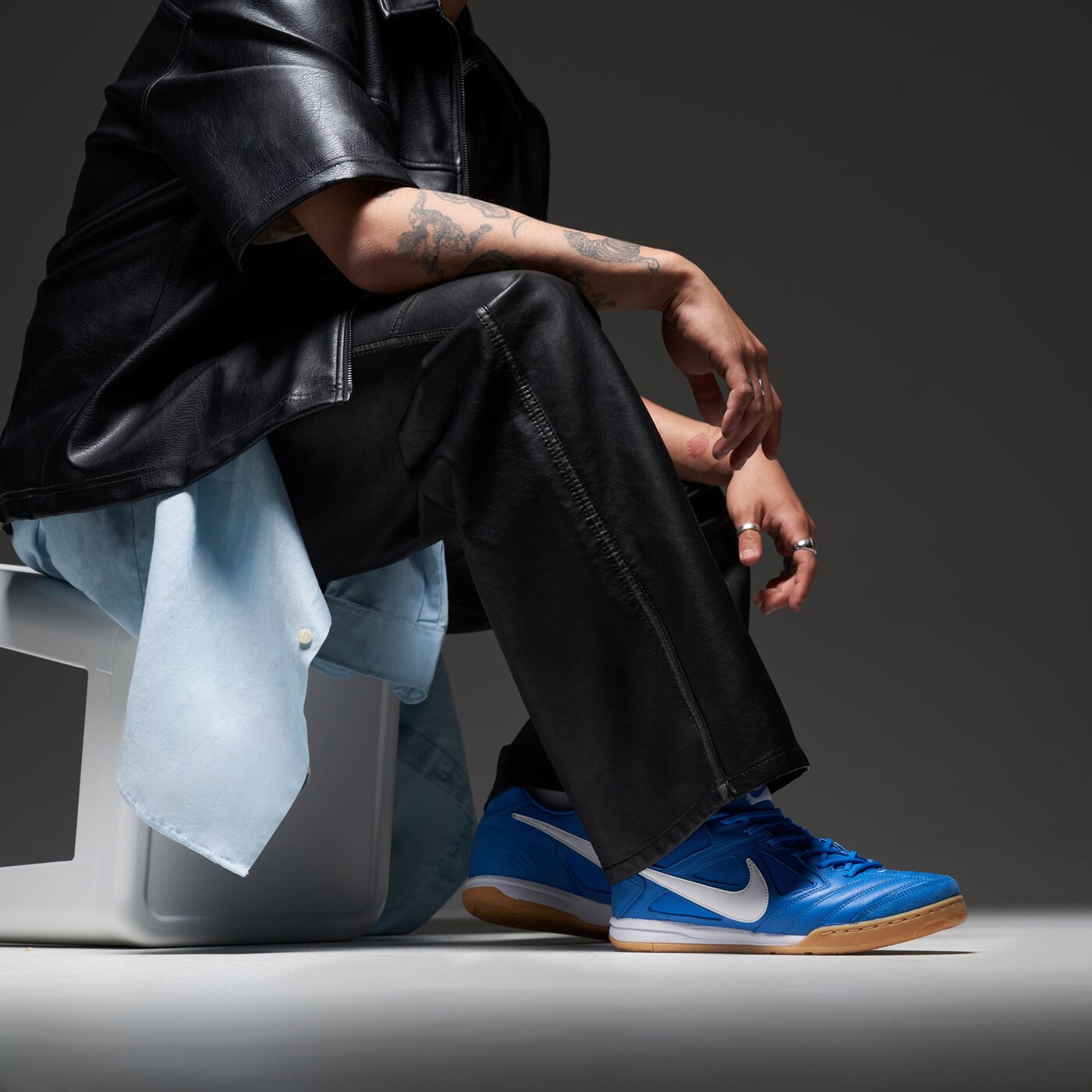 Мъжки маратонки NIKE GATO hq6019-400 цвят син