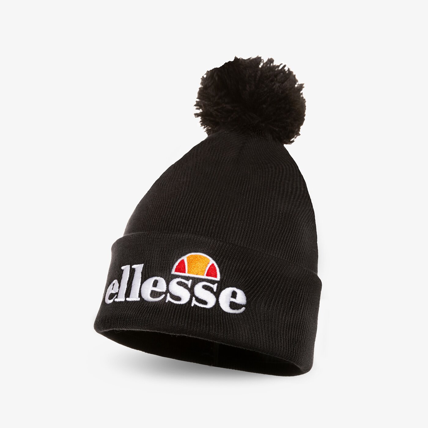 Дамска зимна шапка ELLESSE ШАПКА VELLY TIE DYE POM POM BEANIE BLK sala2154011 цвят черен