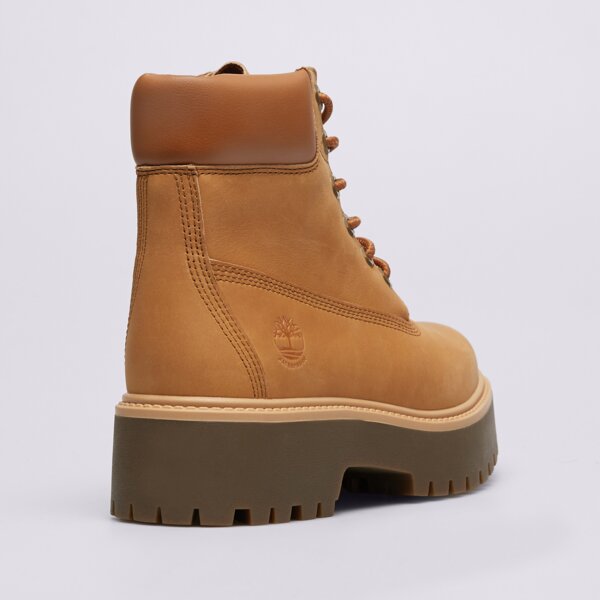 Дамски боти TIMBERLAND STONE STREET 6 INCH LACE UP WP BOOT tb0a2h3cen11 цвят кафяв
