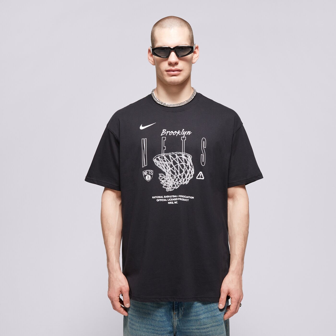 Мъжка тениска NIKE ТЕНИСКА BKN M NK CTS MAX90 1 SS TEE NBA fj0355-010 цвят черен