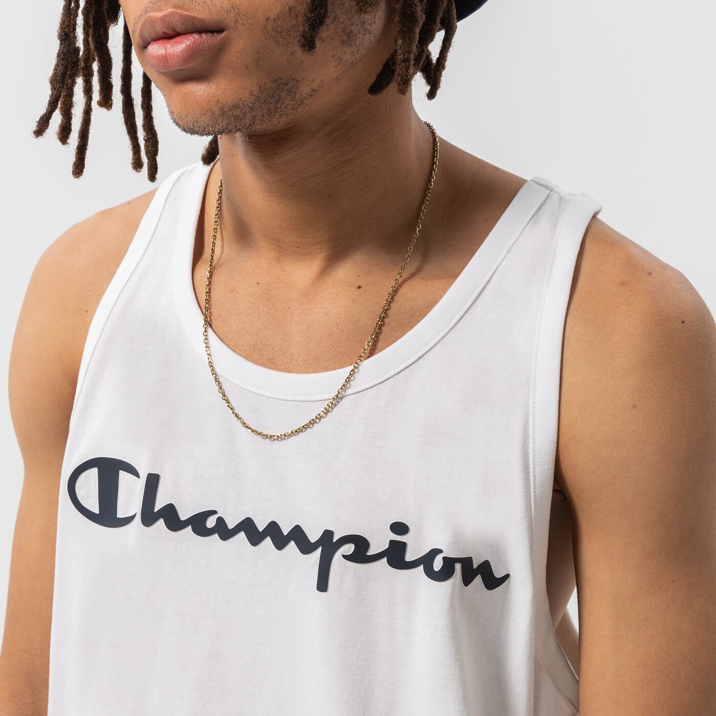 Мъжка тениска CHAMPION ПОТНИК ПОТНИК ТОП 217148ww001 цвят бял