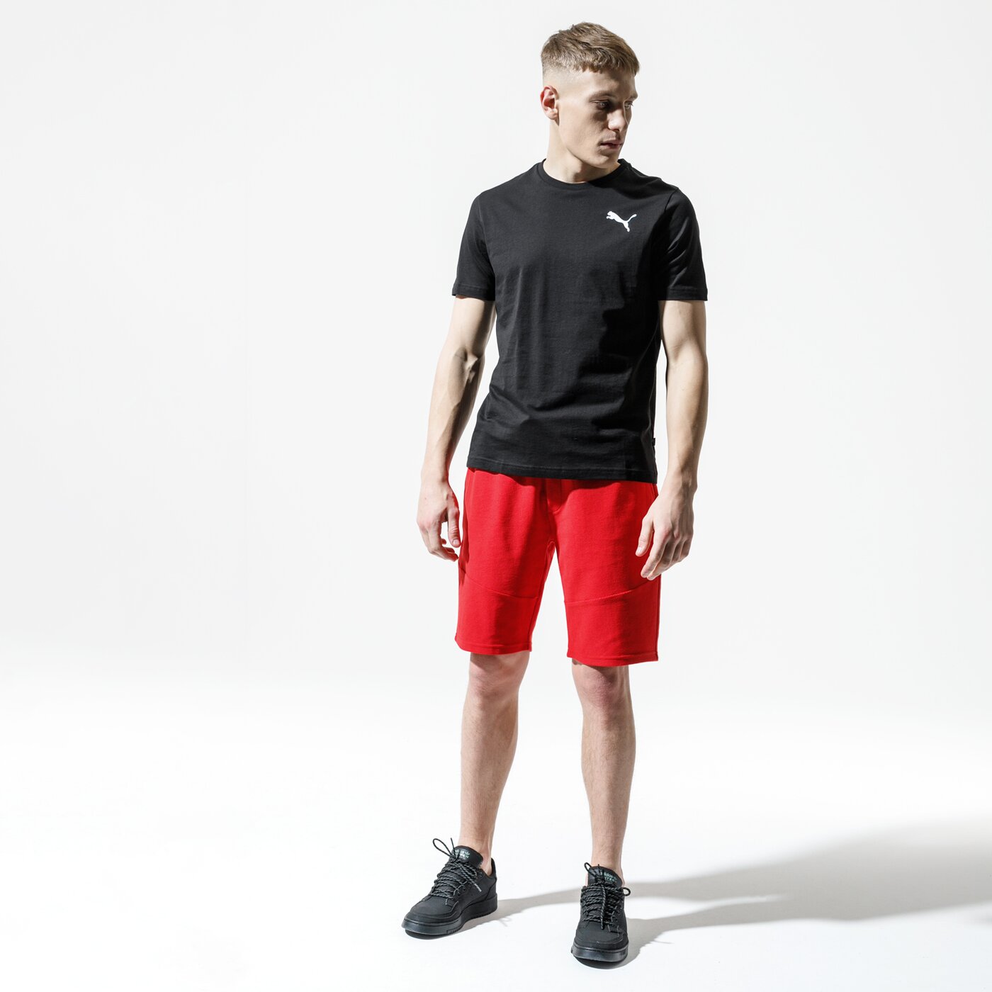 Мъжки къси панталони CONFRONT ШОРТИ DAVOS cf120szm28001 цвят червен