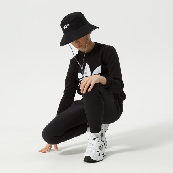 Детски суичър ADIDAS СУИТЧЪР TREFOIL CREW BOY ed7797 цвят черен