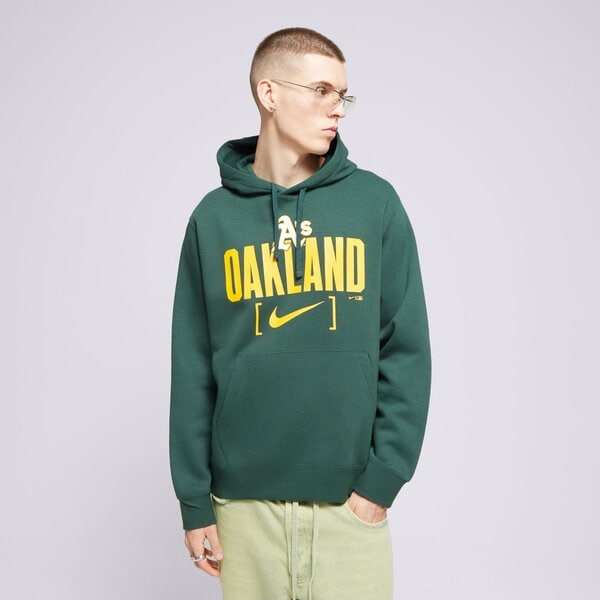 Мъжки суичър NIKE СУИТЧЪР С КАЧУЛКА OAKLAND ATHLETICS MLB nkdk-3ey-fz-1tg цвят зелен