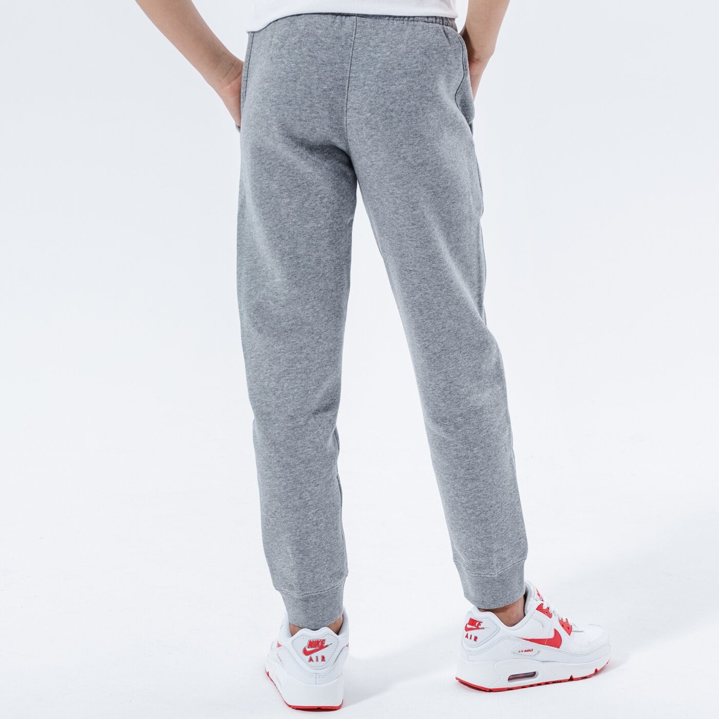 Детски панталони NIKE ПАНТАЛОНИ SPORTSWEAR CLUB FLEECE BOY ci2911-091 цвят сив