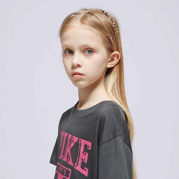 Детска тениска NIKE ТЕНИСКА G NSW TREND BF TEE GIRL fz4724-060 цвят сив