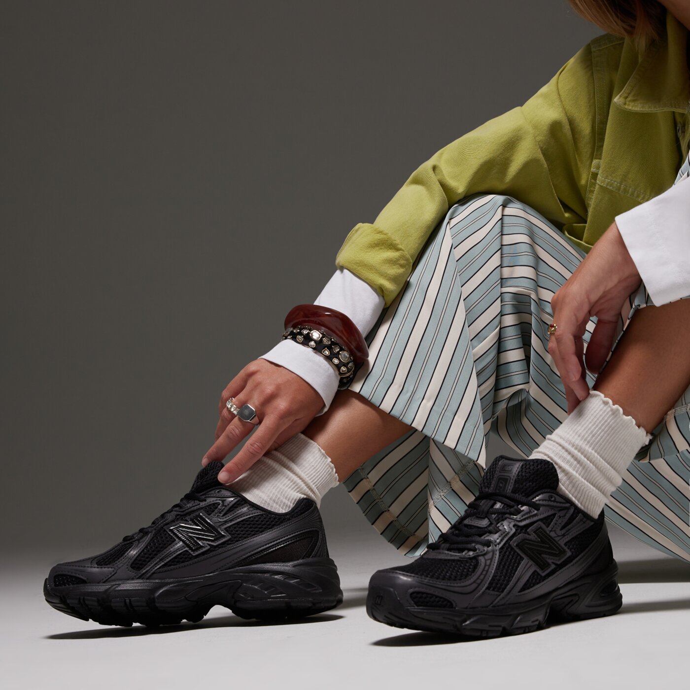 Детски маратонки NEW BALANCE 740 gr740bo цвят черен