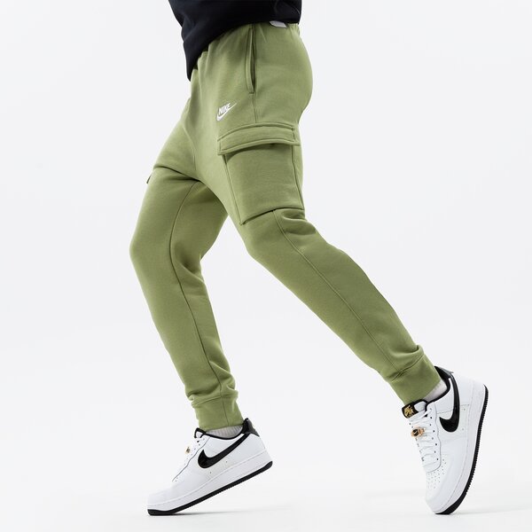 Мъжки панталони NIKE ПАНТАЛОНИ SPORTSWEAR CLUB FLEECE CARGO cd3129-334 цвят зелен