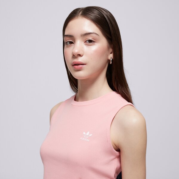 Детска тениска ADIDAS ТОП RIB ПОТНИК ТОП GIRLS jc8432 цвят розов