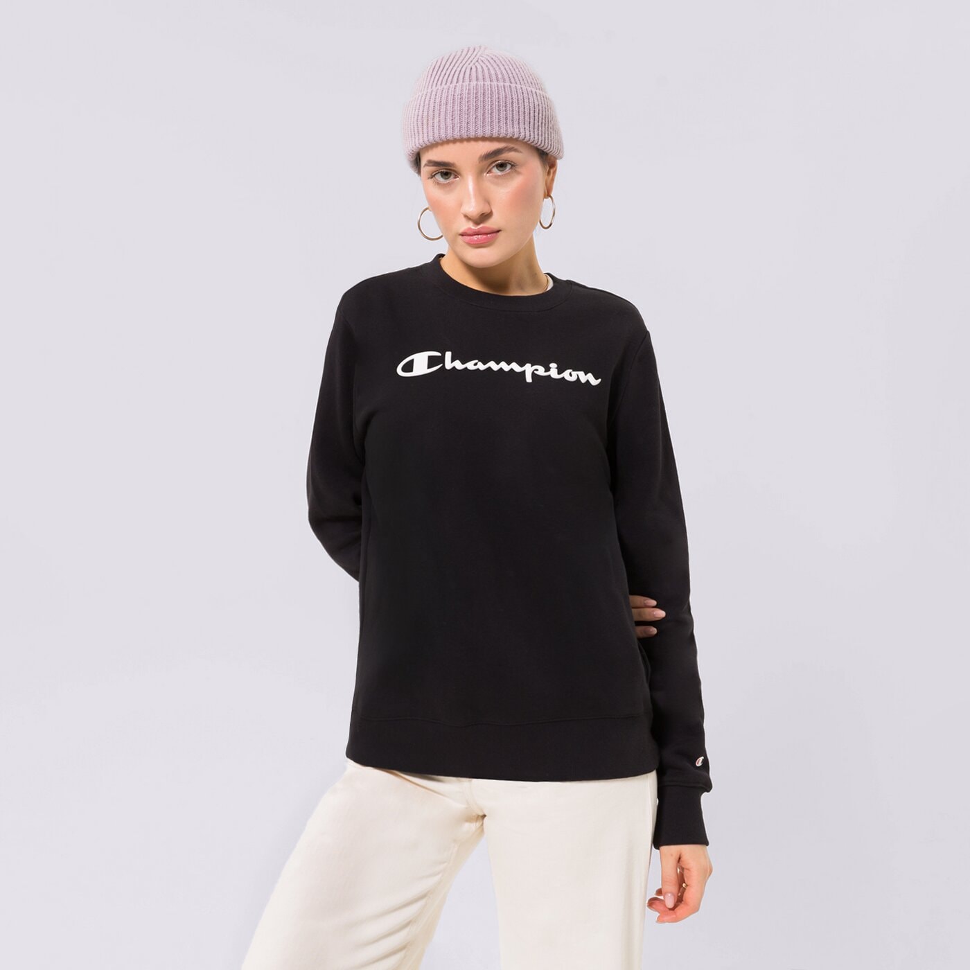 Дамски суичър CHAMPION СУИТЧЪР CREWNECK SWEATSHIRT 115391kk001 цвят черен