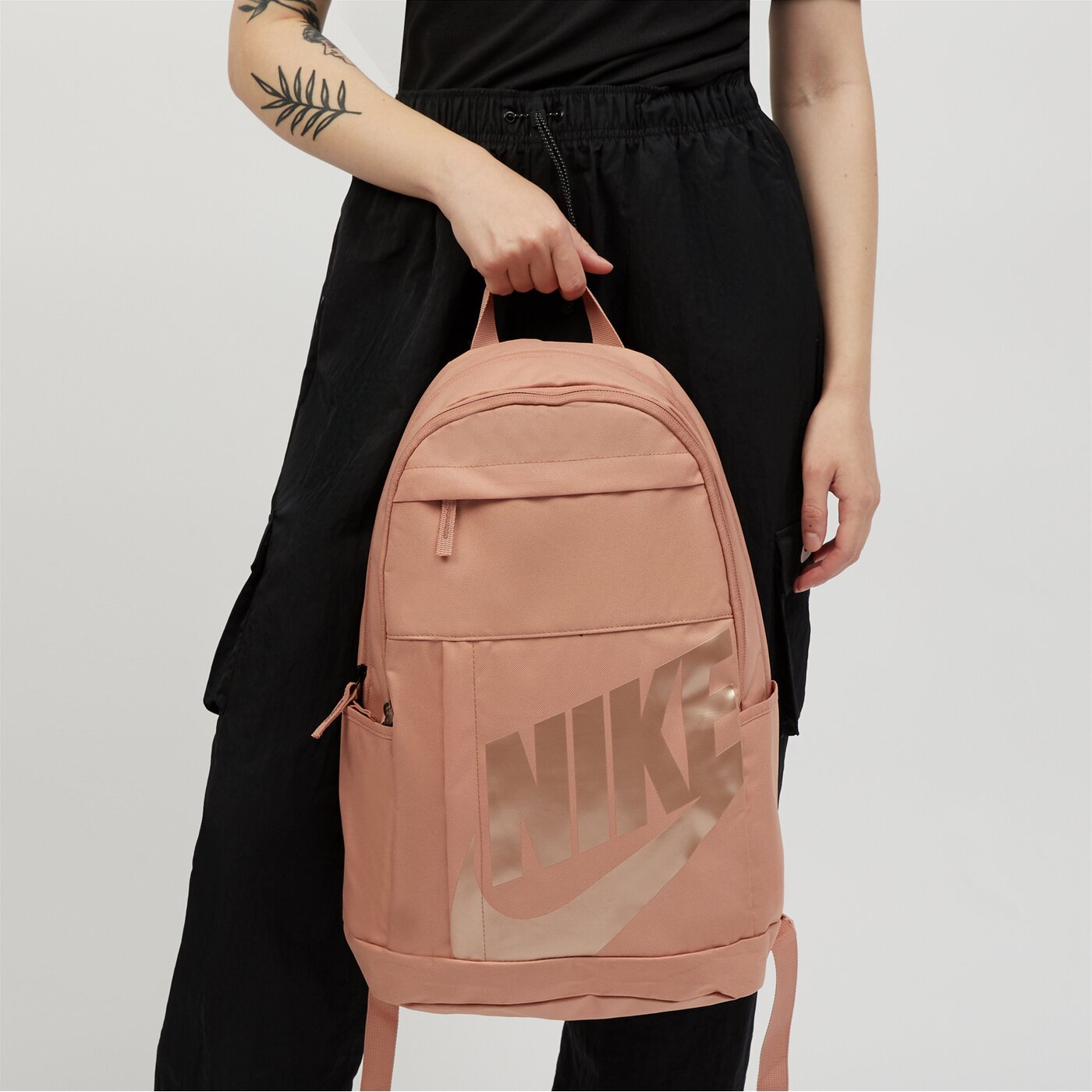 Детска раница NIKE РАНИЦА NK ELMNTL BKPK - HBR dd0559-605 цвят бежов