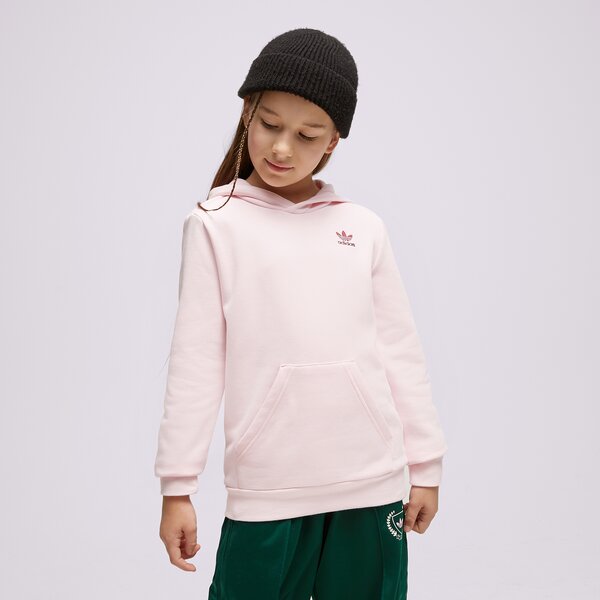 Детски суичър ADIDAS СУИТЧЪР С КАЧУЛКА HOODIE GIRL ij9715 цвят розов