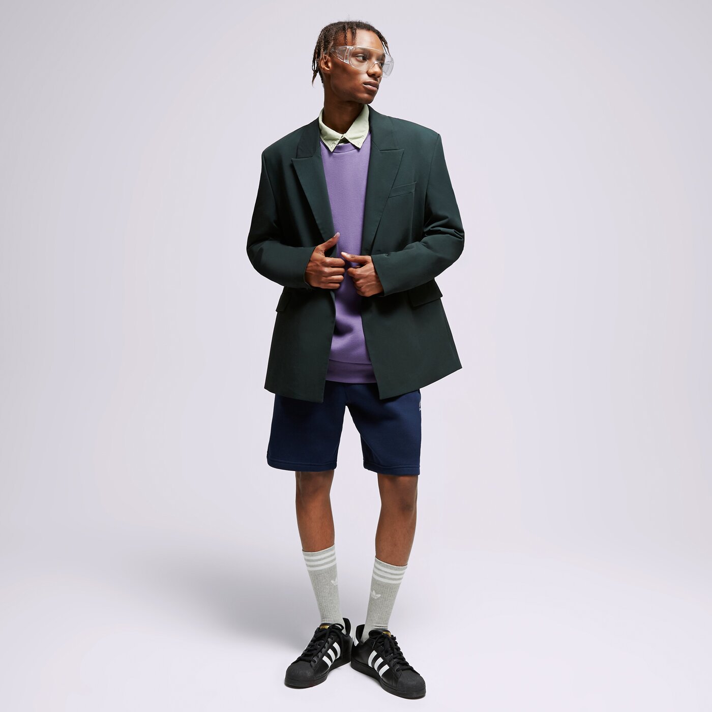 Мъжки суичър ADIDAS СУИТЧЪР ESSENTIAL CREW ia4824 цвят син