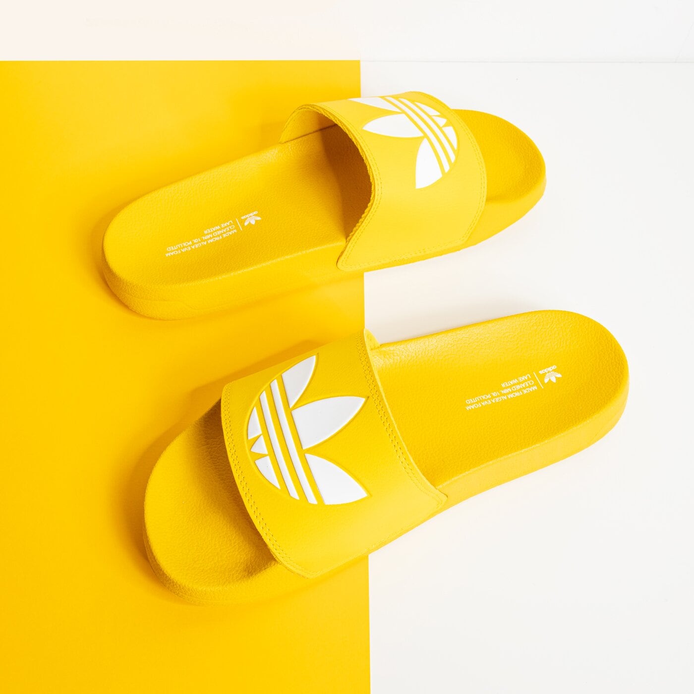 Мъжки чехли и сандали ADIDAS ADILETTE LITE fx5908 цвят жълт