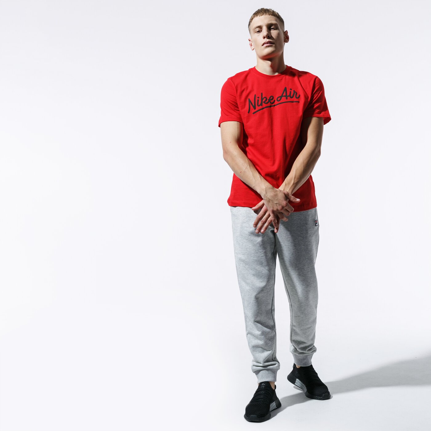 Мъжка тениска NIKE ТЕНИСКА M NSW SS TEE NIKE AIR 1 bv7637657 цвят червен