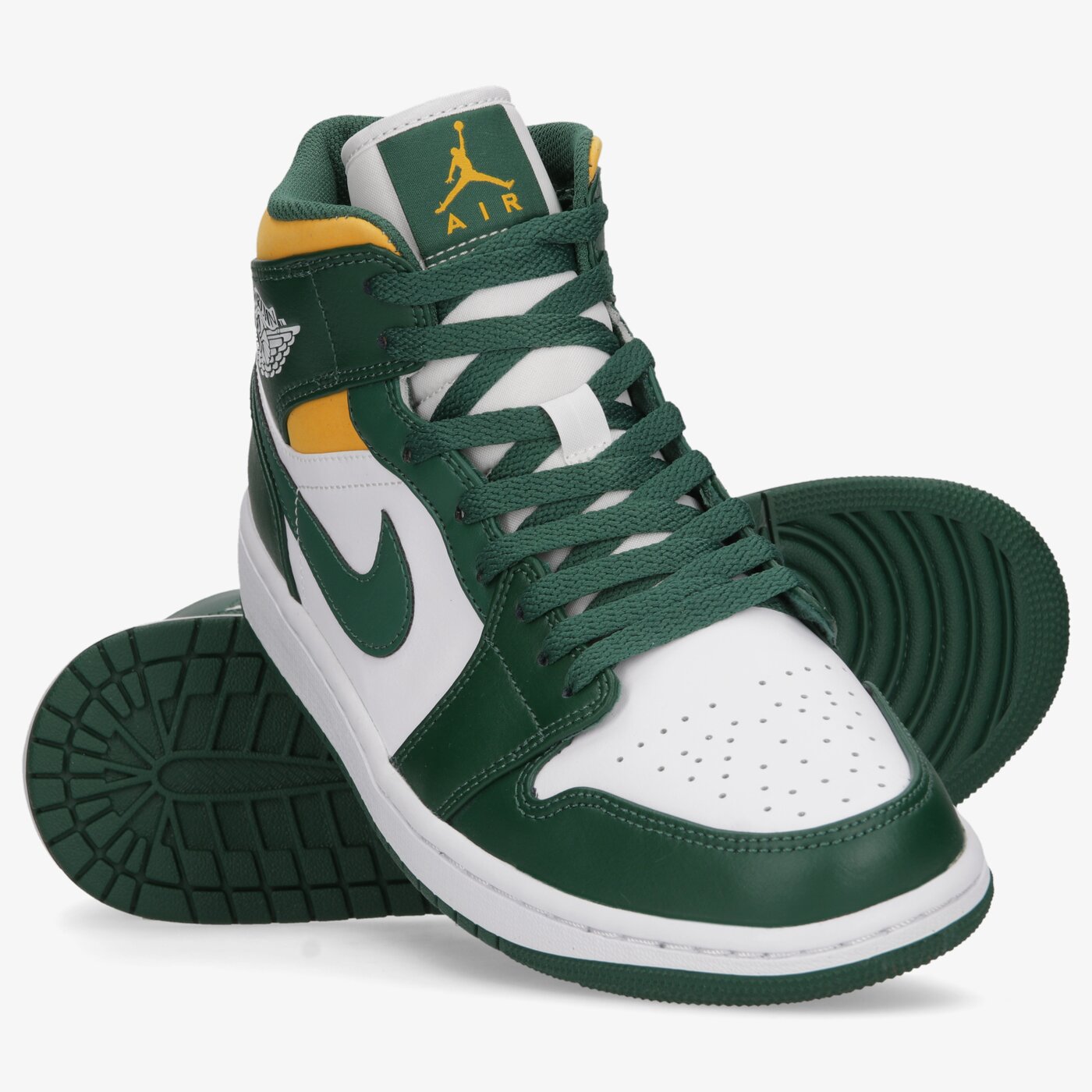 Мъжки маратонки AIR JORDAN 1 MID  554724-371 цвят зелен