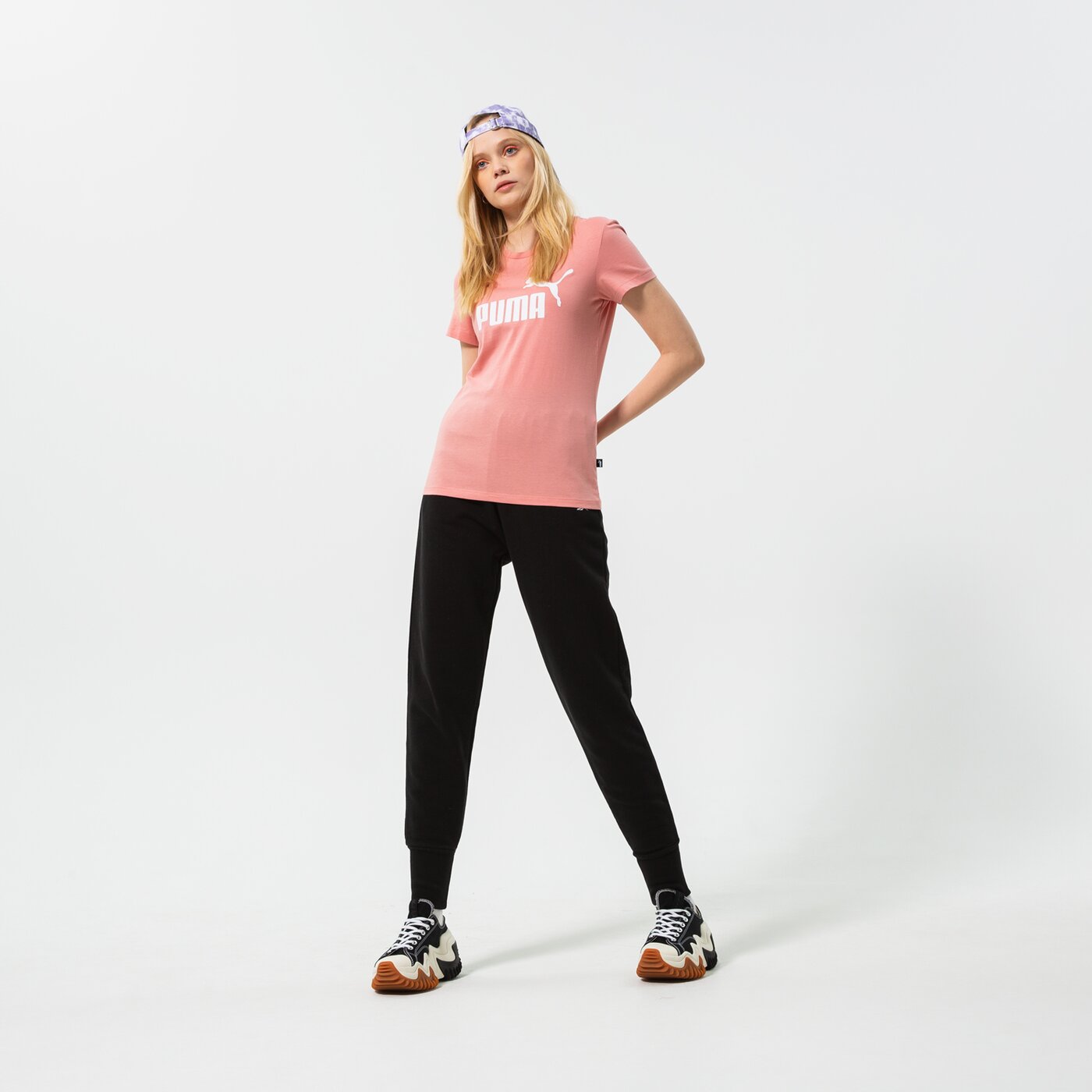 Дамска тениска PUMA ТЕНИСКА ESS LOGO (S) 586775 63 цвят розов