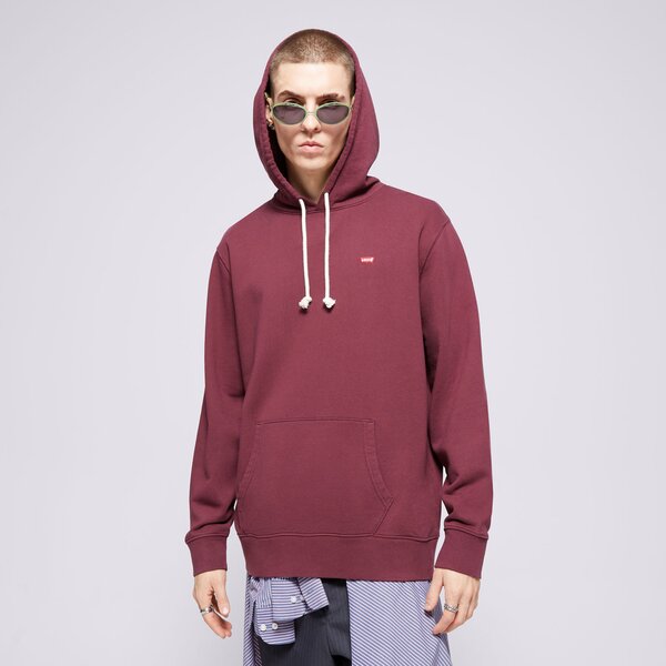 Мъжки суичър LEVI'S СУИТЧЪР С КАЧУЛКА THE ORIGINAL HM HOODIE REDS 34581-0044 цвят бордо