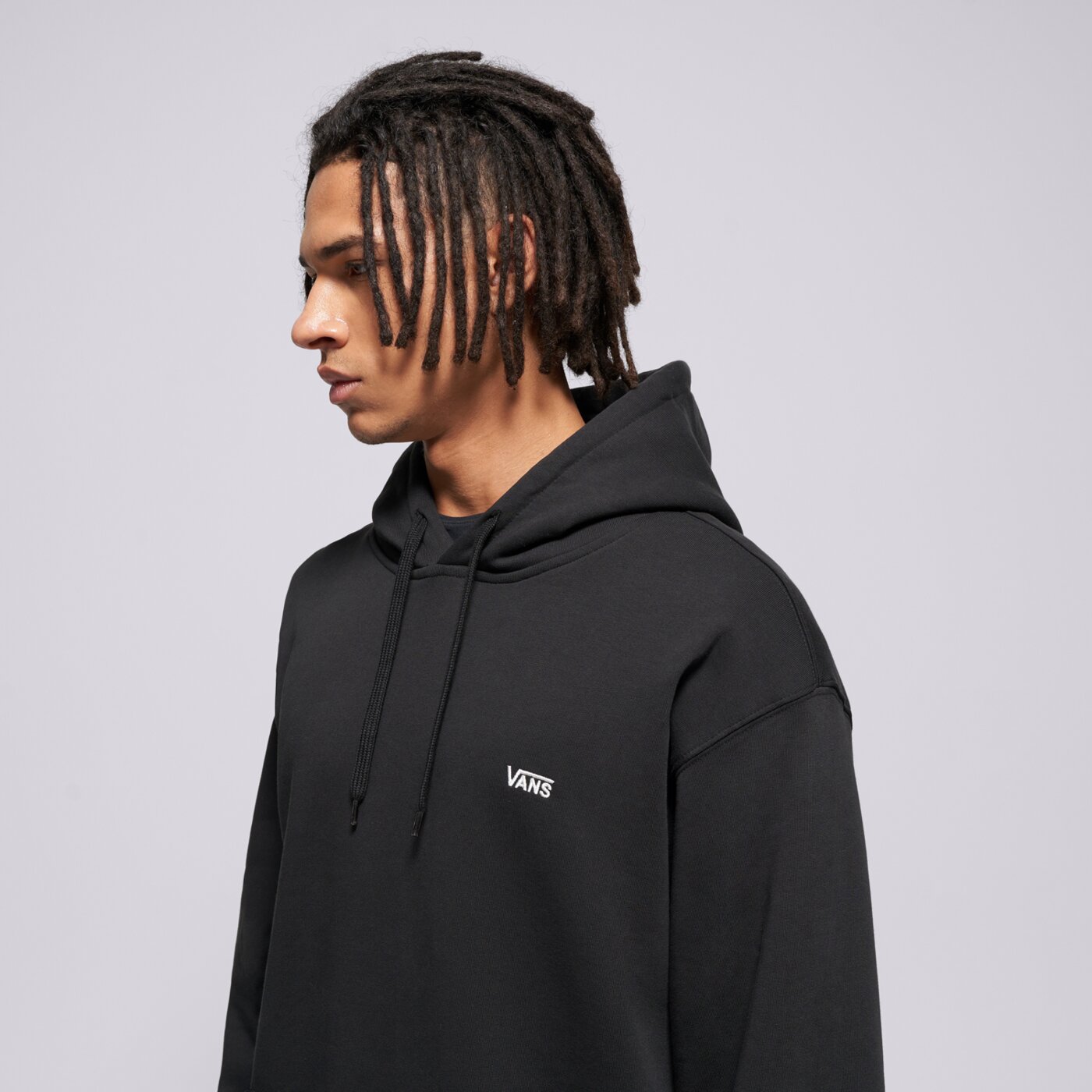 Мъжки суичър VANS СУИТЧЪР С КАЧУЛКА LEFT CHEST II LOOSE PO vn000p21blk1 цвят черен