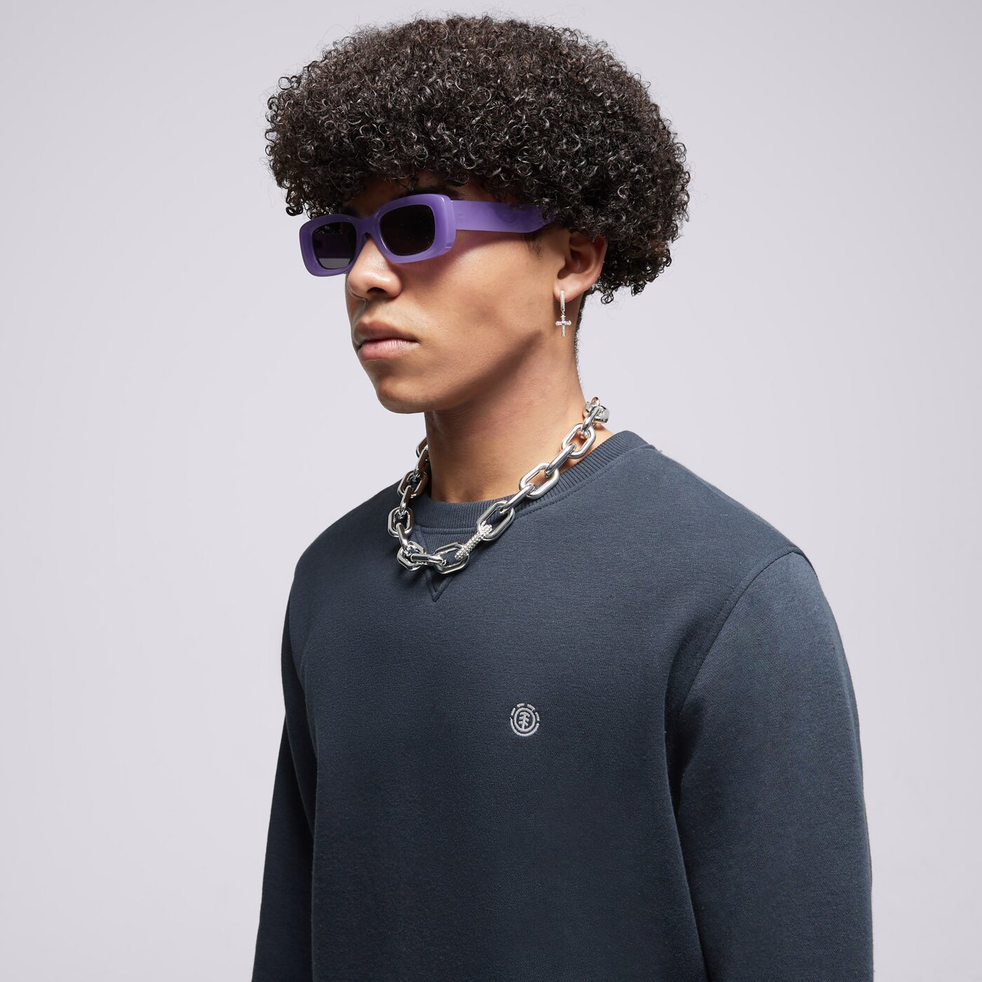 Мъжки суичър ELEMENT СУИТЧЪР С КАЧУЛКА CORNELL CLASSIC CR elyft00158-ecn цвят виолетов