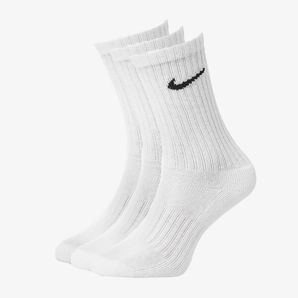 Дамски чорапи NIKE ЧОРАПИ 3PPK VALUE COTTON CREW sx4508-101 цвят бял