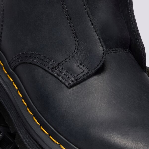 Дамски боти DR.MARTENS ZEBZAG LACE LESS LACELESS BOOT 42653001 цвят черен