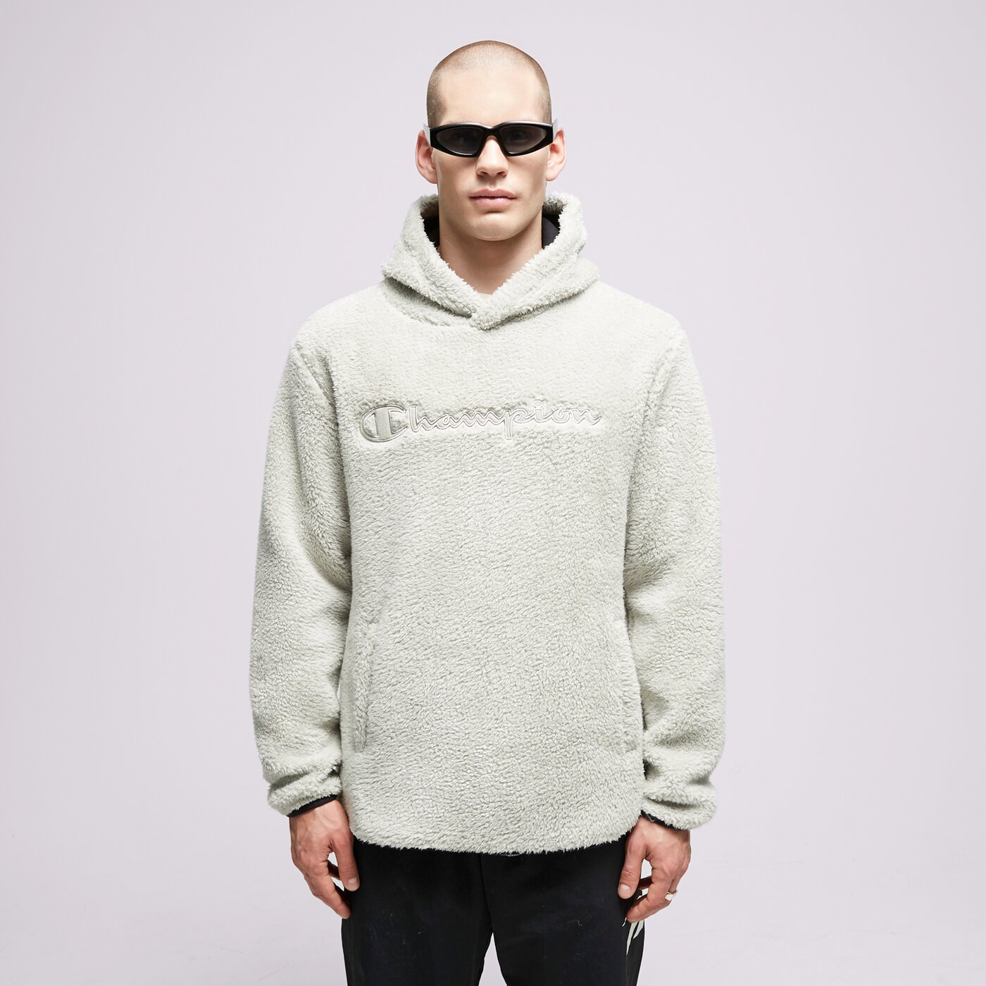 Мъжки суичър CHAMPION СУИТЧЪР С КАЧУЛКА HOODED ТОП 214973es066 цвят каки