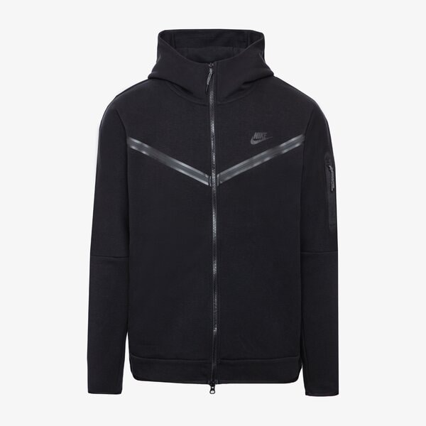 Мъжки суичър NIKE СУИТЧЪР СЪС ЗАКОПЧАВАНЕ   С КАЧУЛКА NSW TECH FLC HOOD cu4489-010 цвят черен