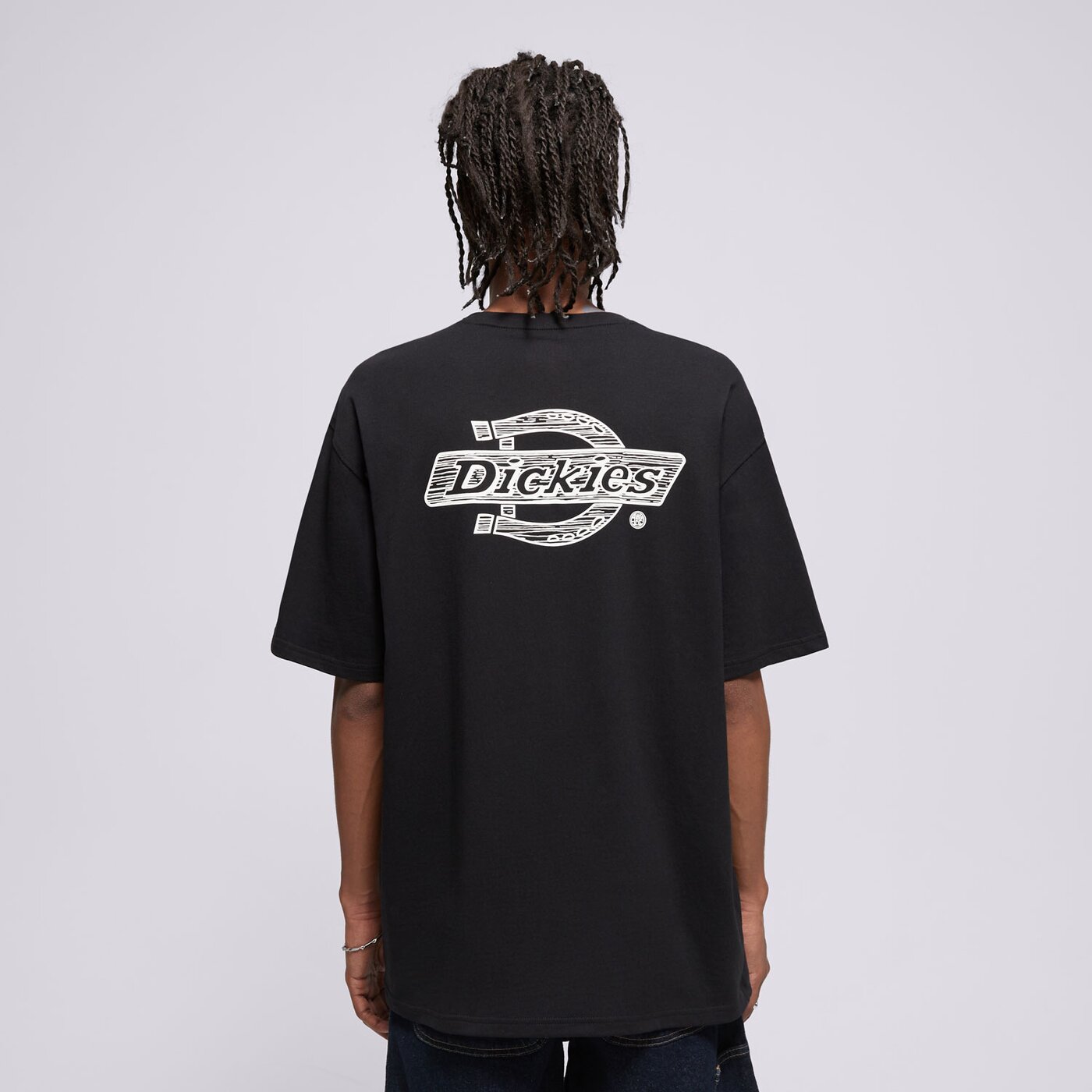 Мъжка тениска DICKIES ТЕНИСКА WOOD LOGO TEE dk0a4zatblk1 цвят черен