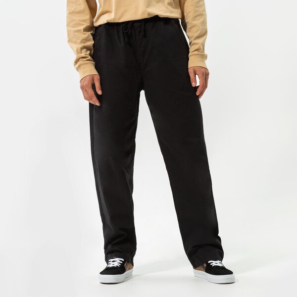 Мъжки панталони VANS ПАНТАЛОНИ RANGE BAGGY TAPERED ELASTIC PANT vn00000dblk1 цвят черен