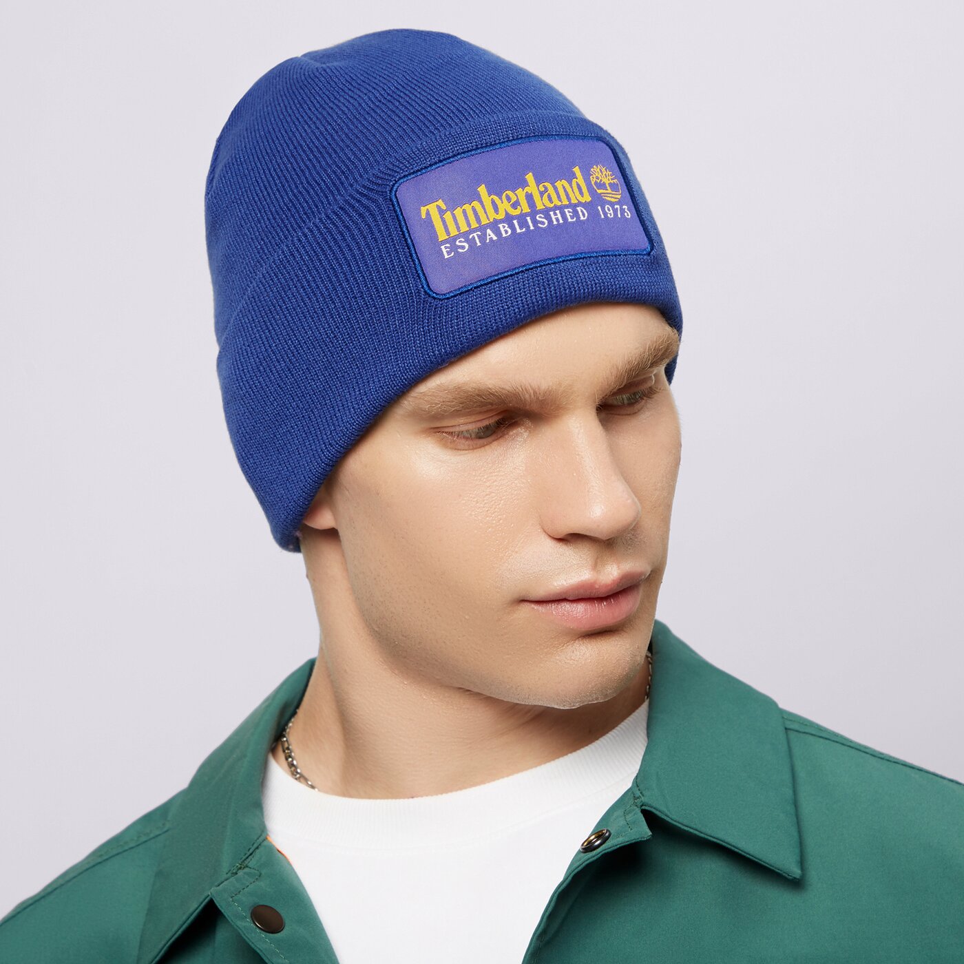 Дамска зимна шапка TIMBERLAND ШАПКА ESTABLISHED 1973 tb0a2ptdg581 цвят тъмносин