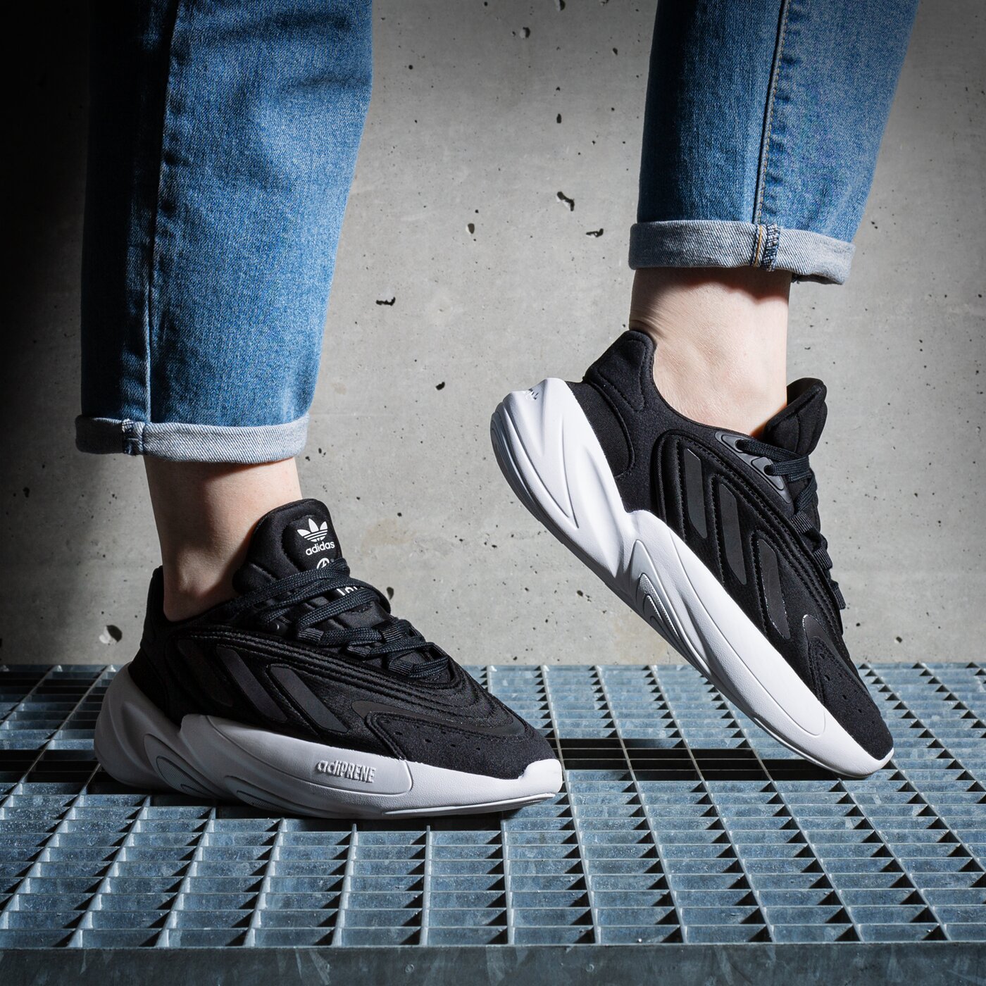 Детски маратонки ADIDAS OZELIA J gw8114 цвят черен