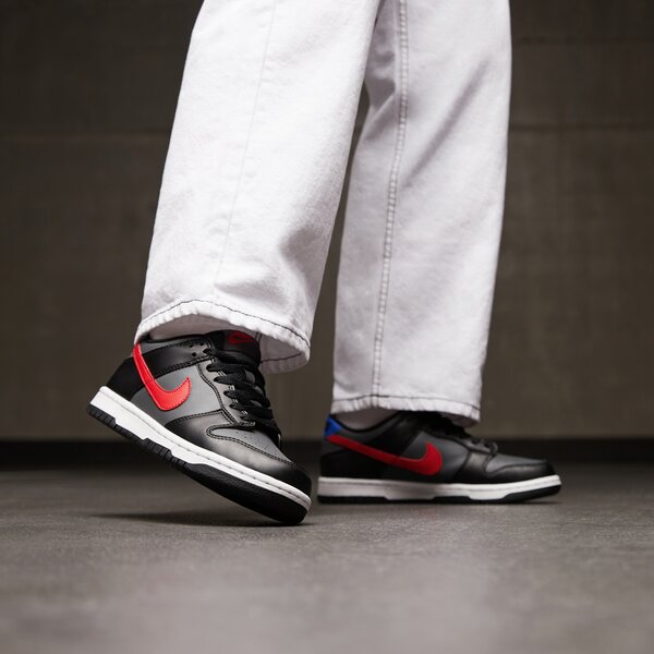 Детски маратонки NIKE DUNK LOW GS fv0373-001 цвят черен