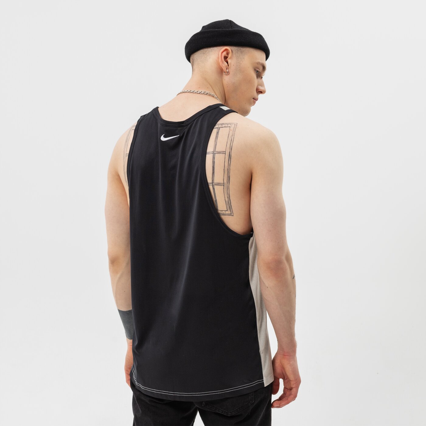 Мъжка тениска NIKE ПОТНИК M NK DF JSY STARTING FIVE NBA dh7136-052 цвят сив