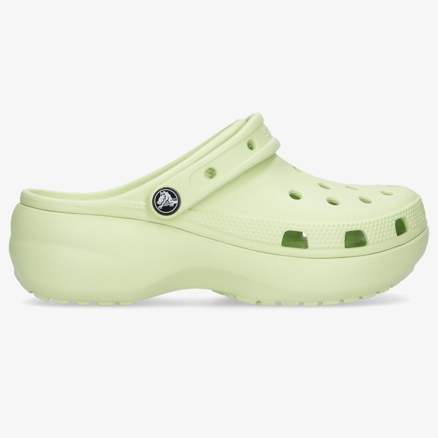 Дамски чехли и сандали CROCS CLASSIC PLATFORM CLOG W 206750335 цвят зелен