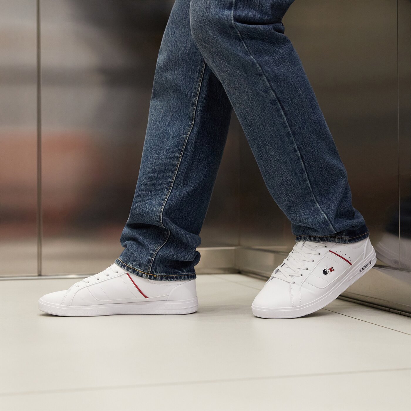 Мъжки маратонки LACOSTE EUROPA PRO TRI 123 1 SMA 745sma0117407 цвят бял