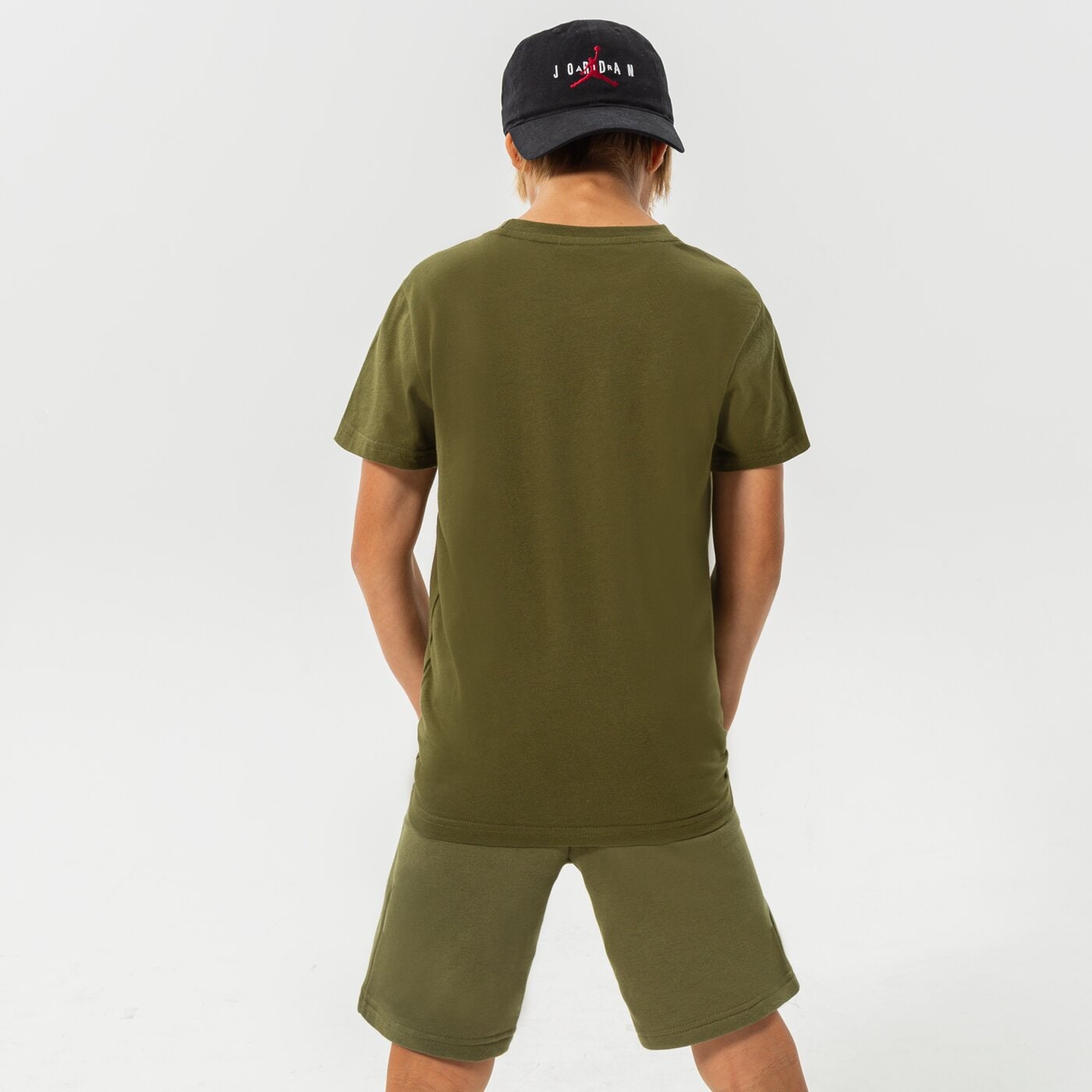 Детска тениска ADIDAS ТЕНИСКА TREFOIL TEE BOY hd2005 цвят каки