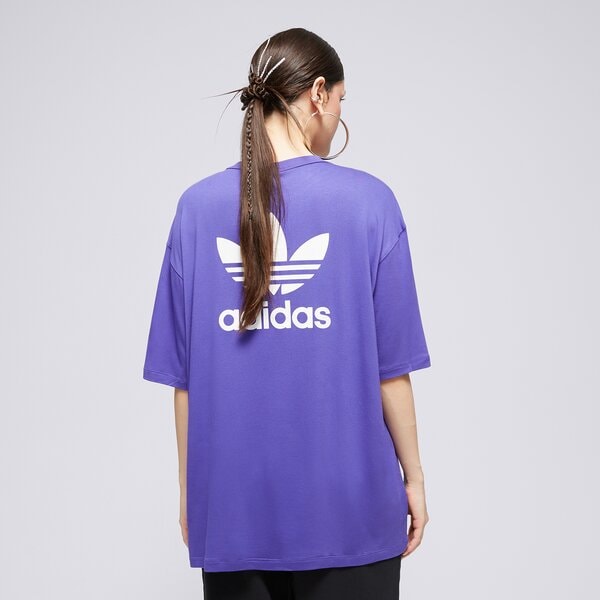 Дамска тениска ADIDAS ТЕНИСКА TREFOIL TEE ir8065 цвят виолетов