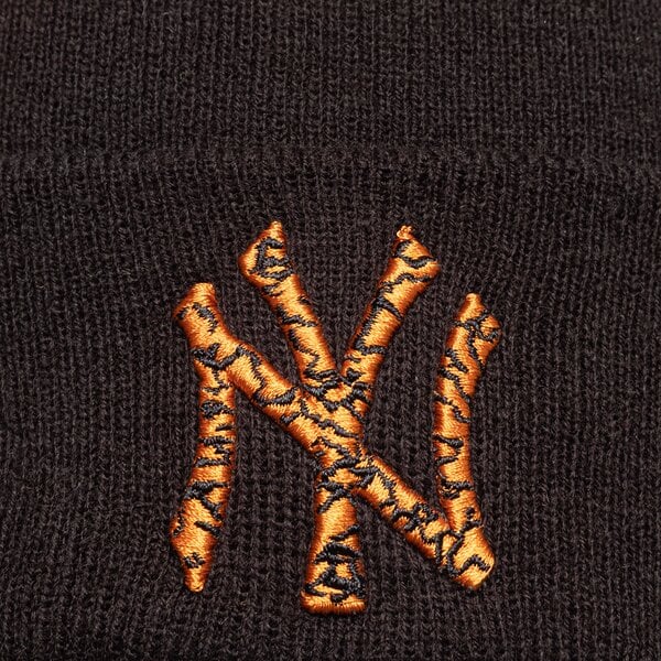 Мъжка зимна шапка NEW ERA ШАПКА INFILL BOBBLE BEANIE NYY BLK NEW YORK YANKEES 60284996 цвят черен