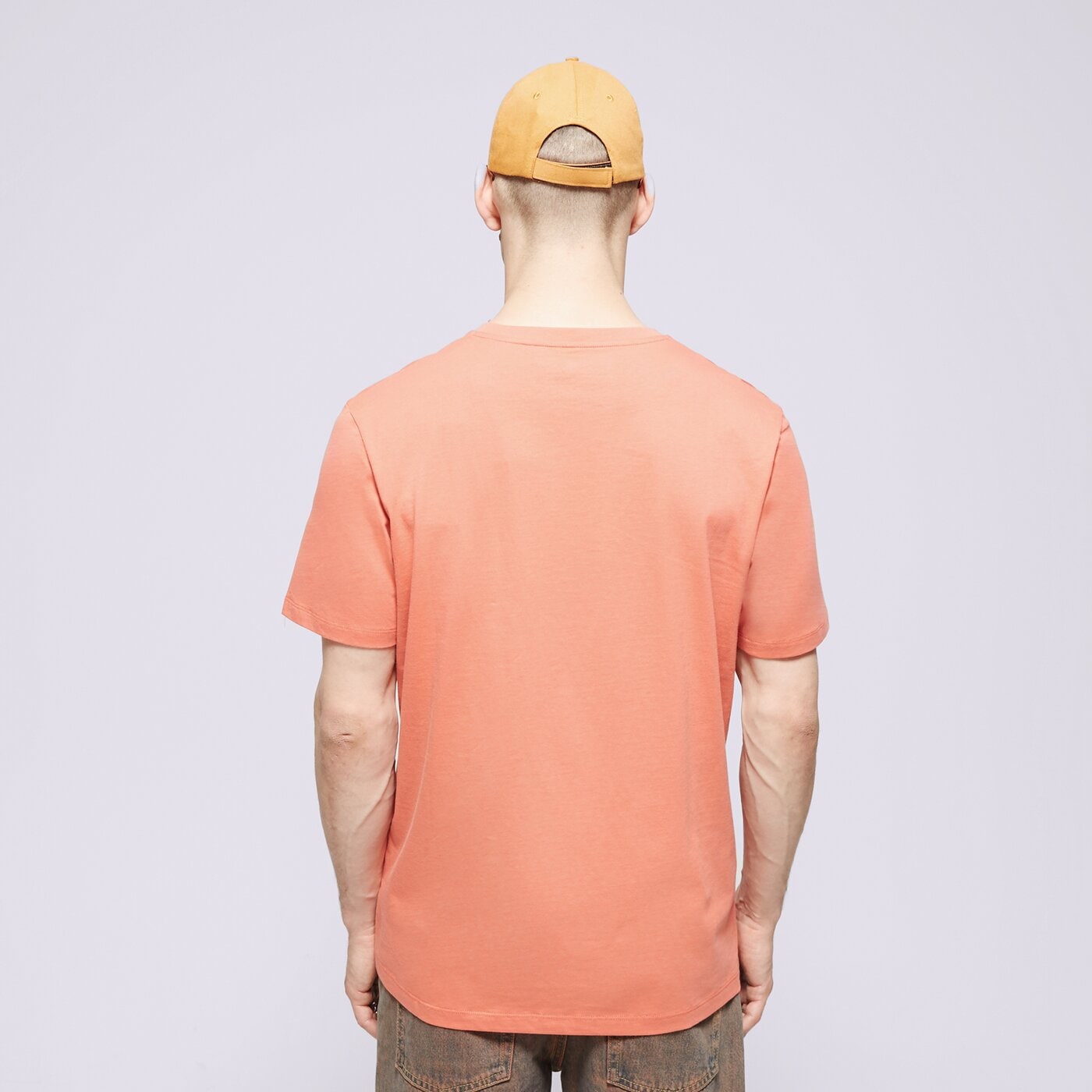 Мъжка тениска TIMBERLAND ТЕНИСКА SMALL LOGO PRINT TEE tb0a5qqtei41 цвят червен