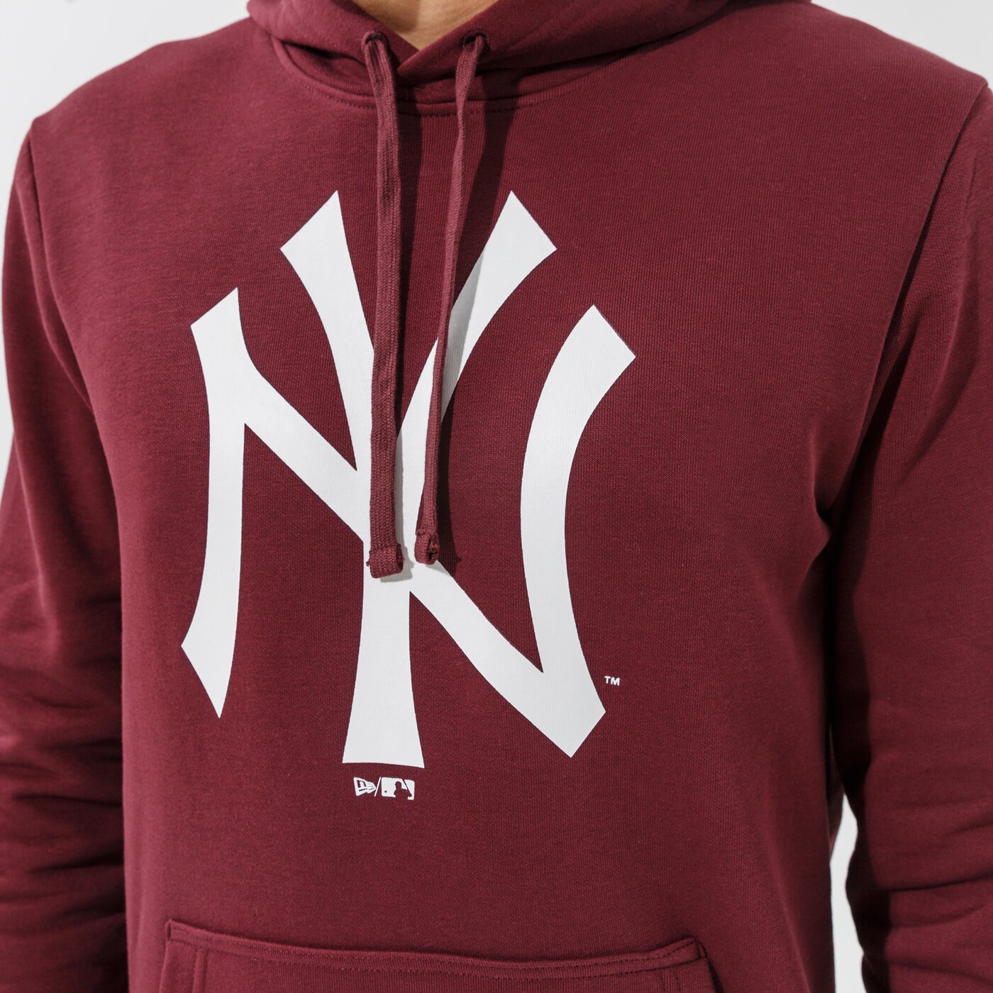 Мъжки суичър NEW ERA СУИТЧЪР С КАЧУЛКА NYY MRN MLB APPAREL NEW YORK YANKE 11863699 цвят бордо