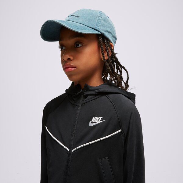 Детска тениска NIKE КОМПЛЕКТ G NSW HR TRACKSUIT HD FZ GIRL fd2948-010 цвят черен