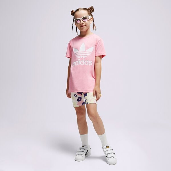 Детска тениска ADIDAS ТЕНИСКА TREFOIL TEE GIRL ib9932 цвят розов