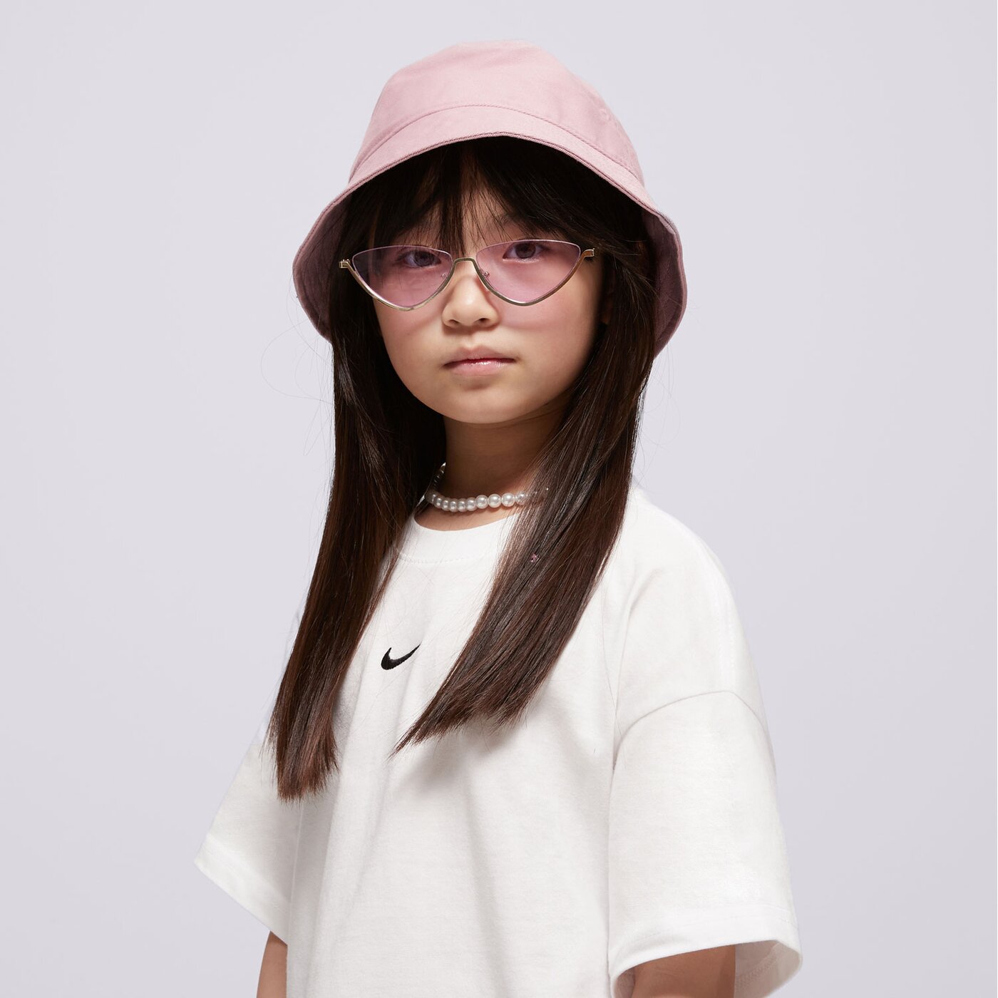 Детска тениска NIKE ТЕНИСКА G NSW TEE BOXY ESSNTL LBR GIRL fz5559-100 цвят бял