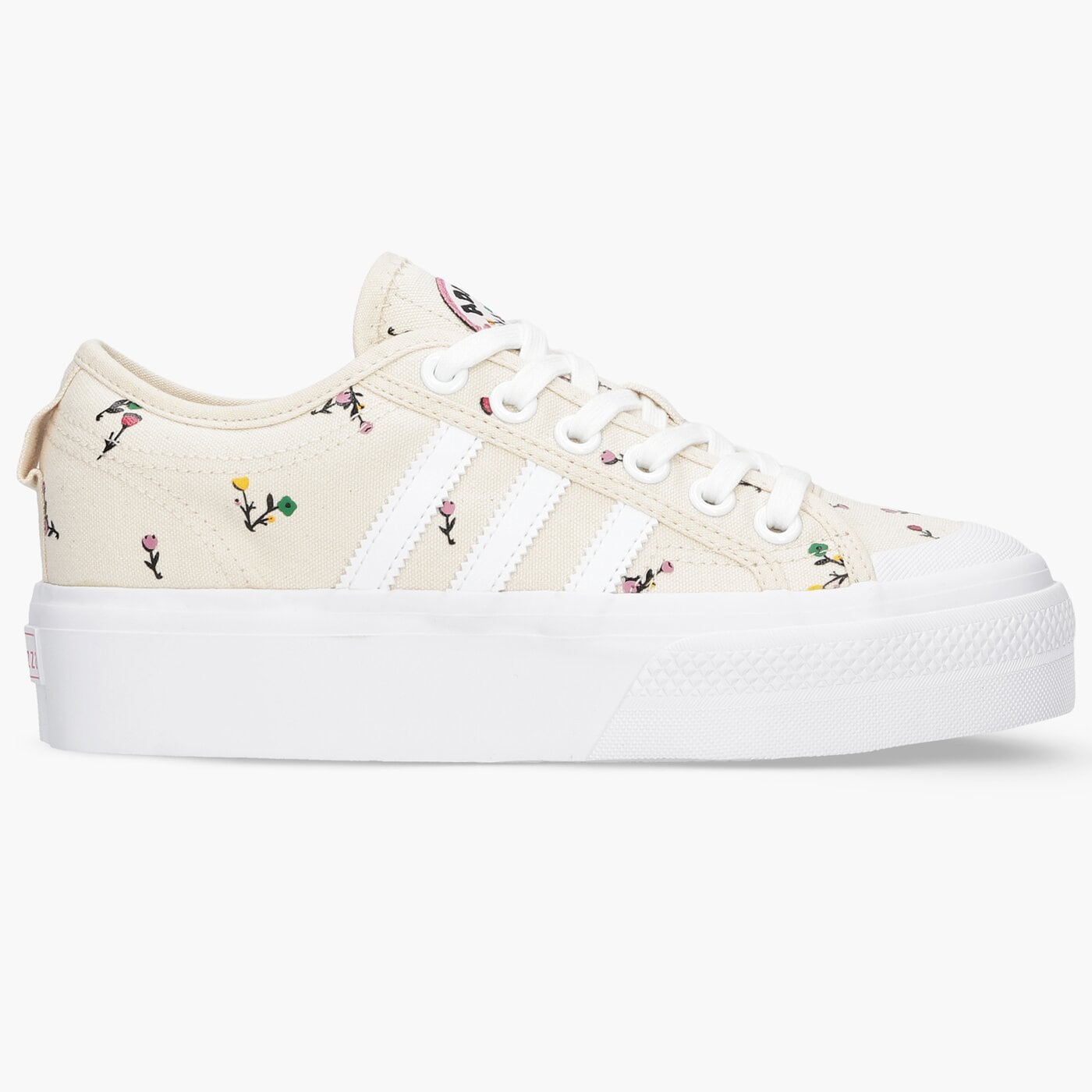 Дамски маратонки ADIDAS NIZZA PLATFORM W h02682 цвят бял
